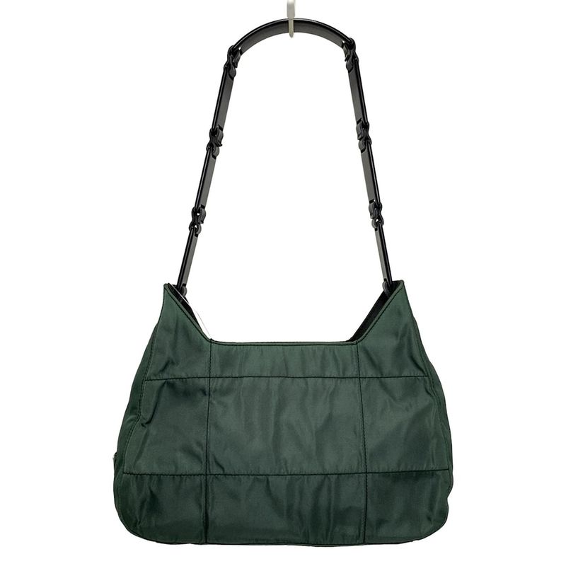 Prada Shoulder Bag - B8362 Dark Green And Black Vintage/mini Bag/plastic