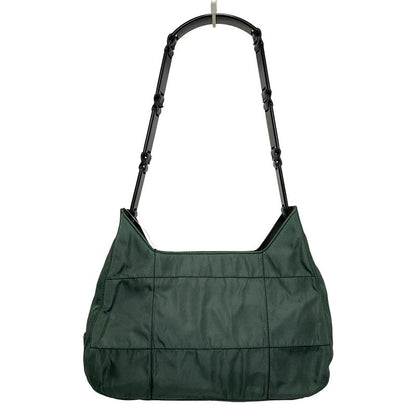 Prada Shoulder Bag - B8362 Dark Green And Black Vintage/mini Bag/plastic