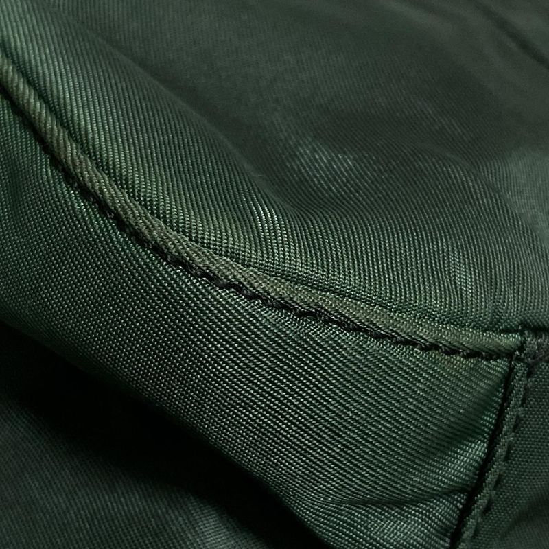 Prada Shoulder Bag - B8362 Dark Green And Black Vintage/mini Bag/plastic