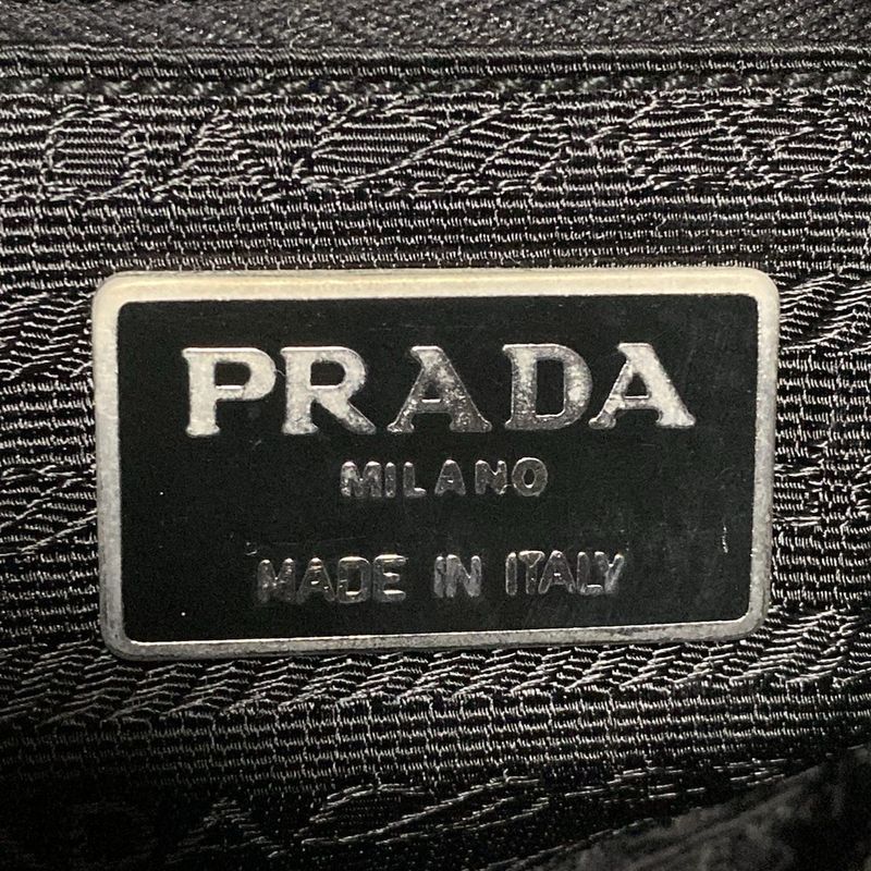 Prada Shoulder Bag - B8362 Dark Green And Black Vintage/mini Bag/plastic