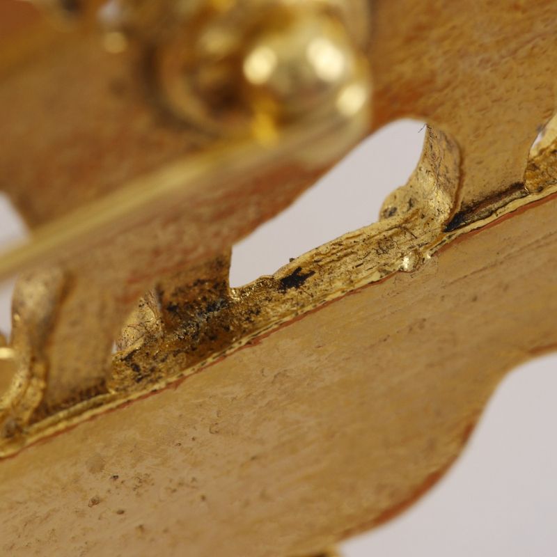 Hermes Girl And Dog Cloisonne Girl & Dog Vintage Cloisonne Ware Gold Plated