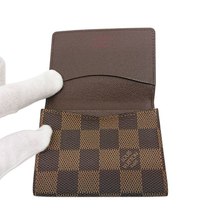Louis Vuitton Card Case Business Card Holder Damier Enveloppe Carte De Visite