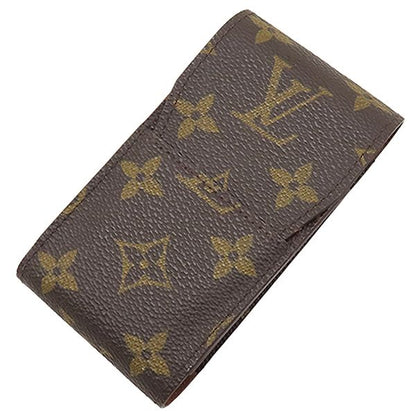 Louis Vuitton Cigarette Case Etui Cigarette Monogram Canvas Monogram Brown