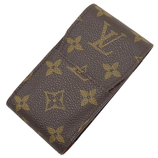 Louis Vuitton Cigarette Case Etui Cigarette Monogram Canvas Monogram Brown