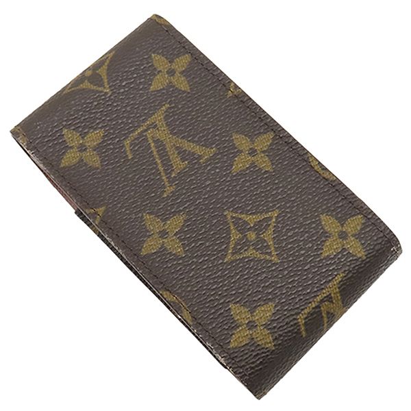 Louis Vuitton Cigarette Case Etui Cigarette Monogram Canvas Monogram Brown
