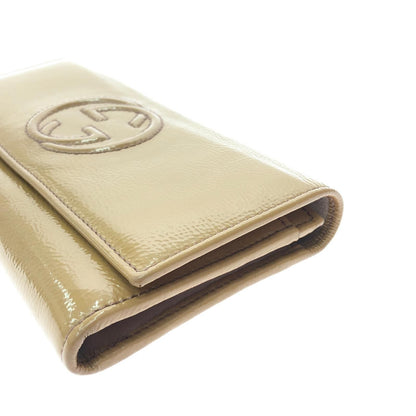 Gucci Women's Long Wallet Soho Interlocking G GG 282414/2184 Khaki