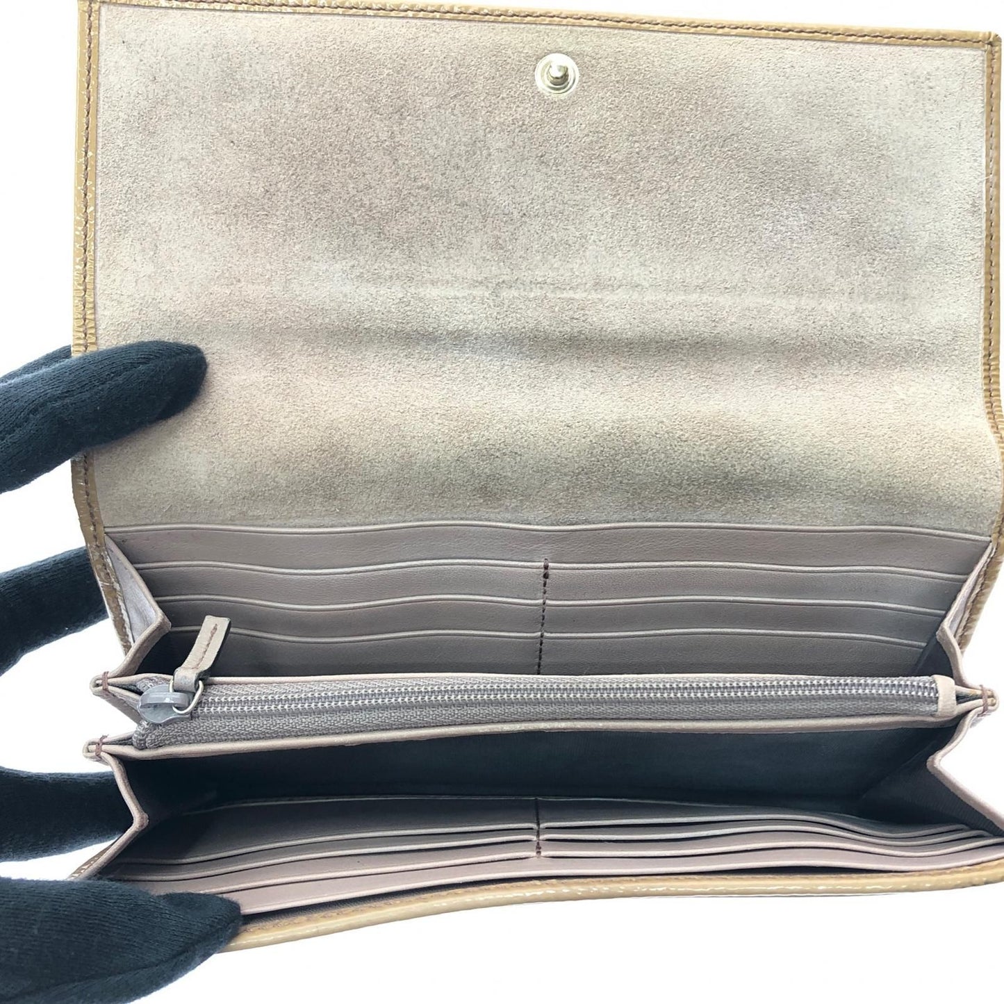 Gucci Women's Long Wallet Soho Interlocking G GG 282414/2184 Khaki