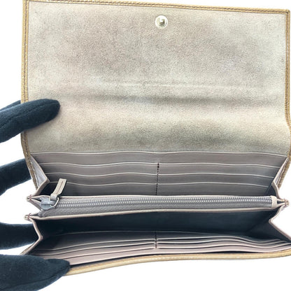 Gucci Women's Long Wallet Soho Interlocking G GG 282414/2184 Khaki