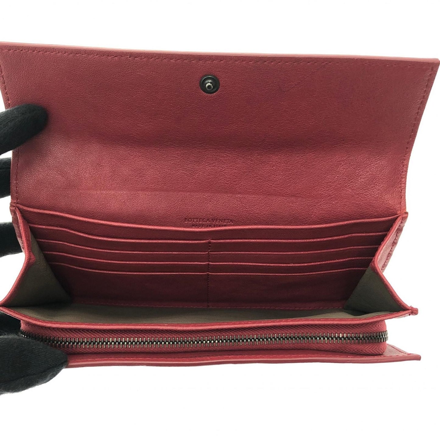 Bottega Veneta Unisex Long Wallet Intrecciato 150509 V001n