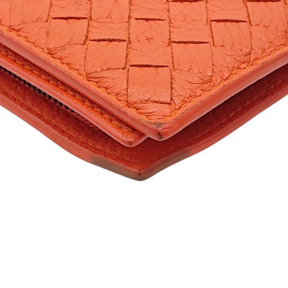 Bottega Veneta Intrecciato Long Wallet Orange Box Storage Bag