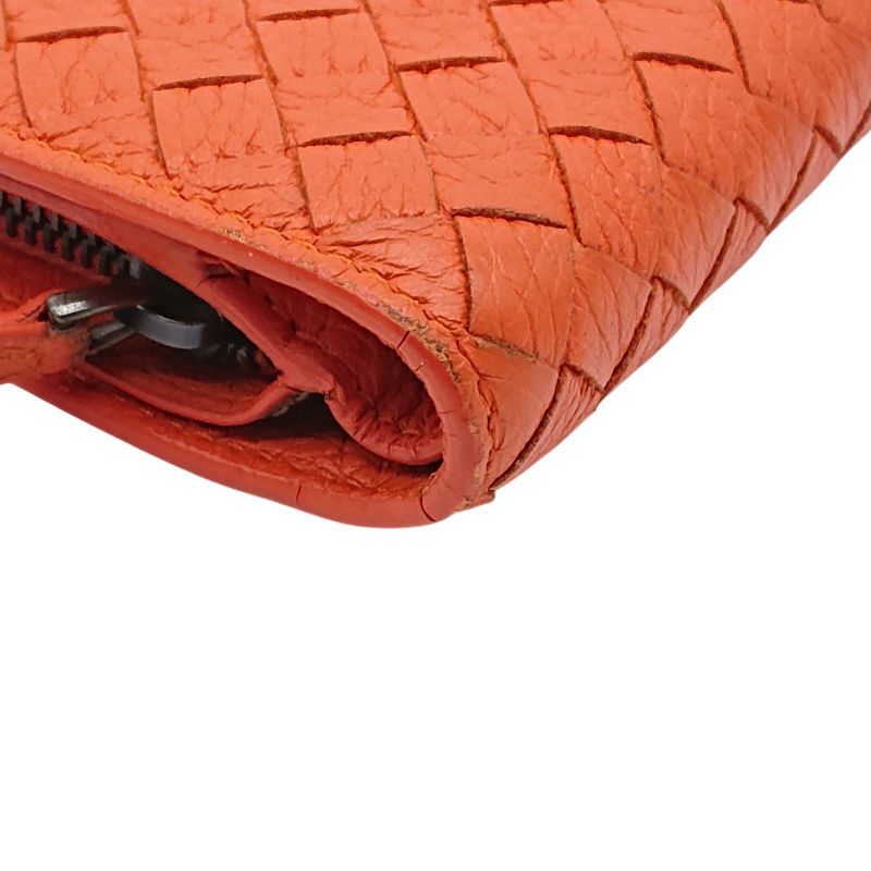 Bottega Veneta Intrecciato Long Wallet Orange Box Storage Bag