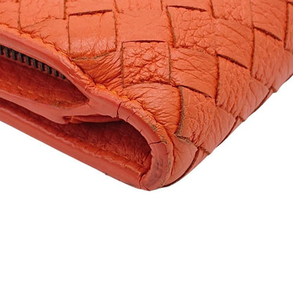 Bottega Veneta Intrecciato Long Wallet Orange Box Storage Bag