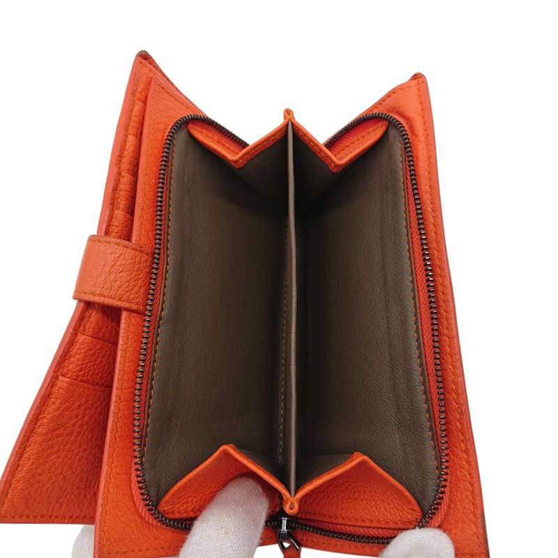 Bottega Veneta Intrecciato Long Wallet Orange Box Storage Bag