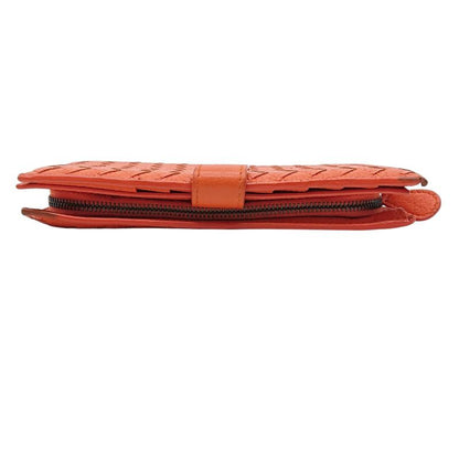 Bottega Veneta Intrecciato Long Wallet Orange Box Storage Bag
