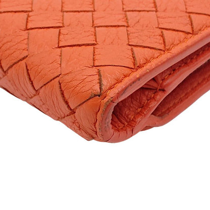 Bottega Veneta Intrecciato Long Wallet Orange Box Storage Bag