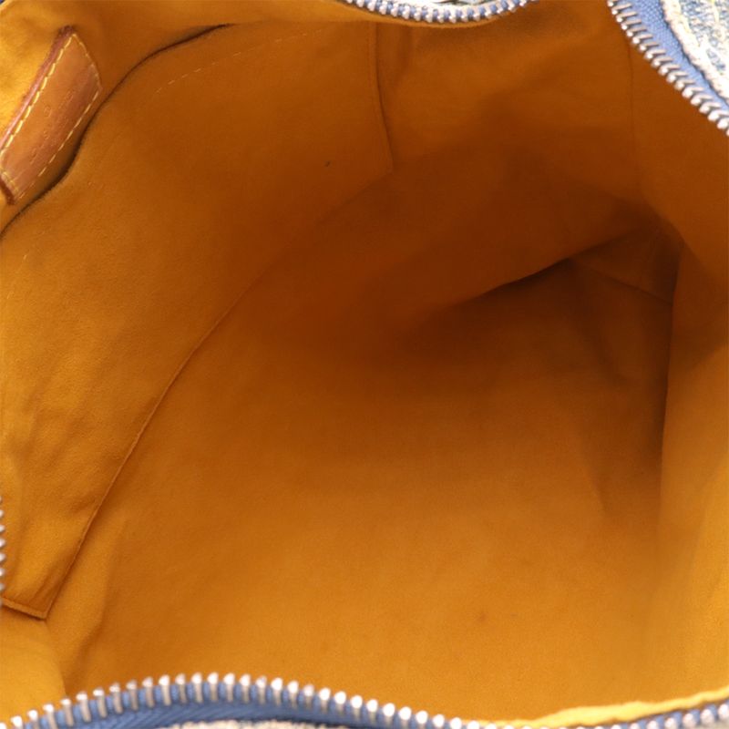 Louis Vuitton Monogram Denim Baggy GM Shoulder Bag Crossbody Long Shoulder