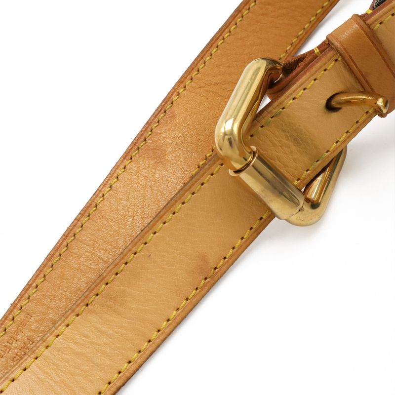 Louis Vuitton Monogram Denim Baggy GM Shoulder Bag Crossbody Long Shoulder