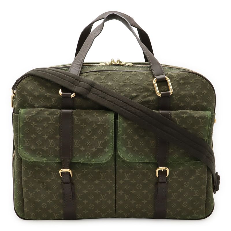 Louis Vuitton Monogram Mini Claudine Boston Bag 2WAY Shoulder Bag Travel Canvas