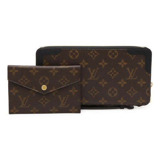 Louis Vuitton Monogram Daily Organizer Round Zipper Long Wallet Travel Case