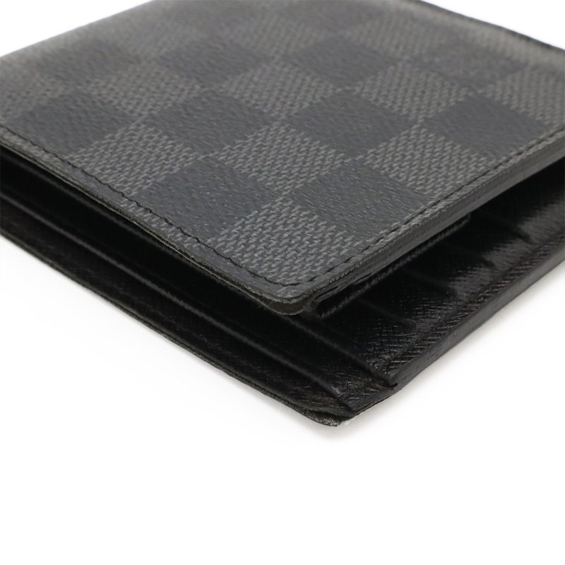 Louis Vuitton Damier Graphite Portefeuille Marco Bifold Wallet Bifold Wallet