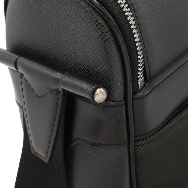 Louis Vuitton Taiga Taimere Shoulder Bag Messenger Bag Crossbody Leather Canvas