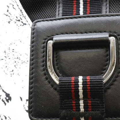 Christian DIOR Homme Dior Homme Backpack Sac Nylon Leather White Navy Black