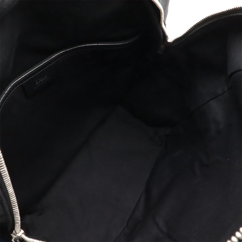 Christian DIOR Homme Dior Homme Backpack Sac Nylon Leather White Navy Black