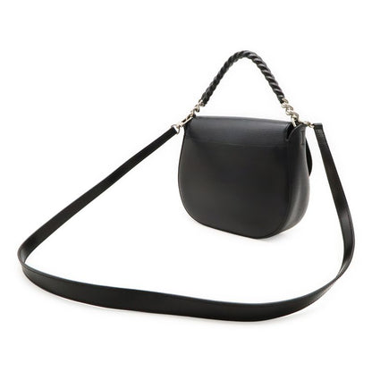 Louis Vuitton Epi Luna Handbag 2WAY Shoulder Bag Noir Black Silver Hardware