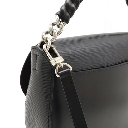 Louis Vuitton Epi Luna Handbag 2WAY Shoulder Bag Noir Black Silver Hardware