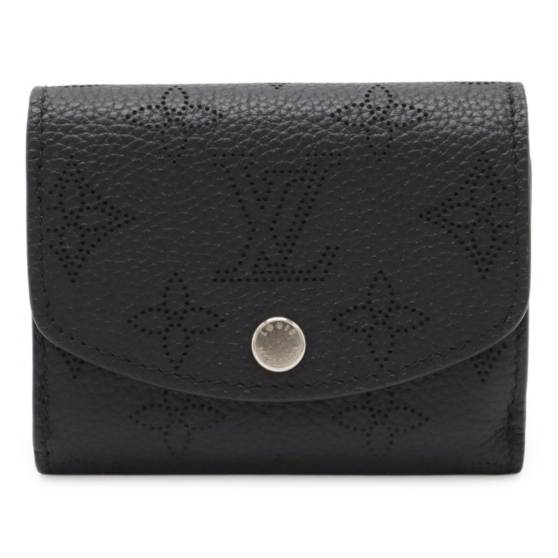 Louis Vuitton Monogram Mahina Portefeuille Iris XS Trifold Wallet Trifold