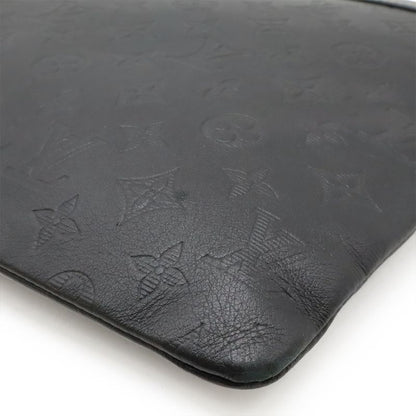 Louis Vuitton Monogram Shadow Pochette Discovery Clutch Bag Second Bag