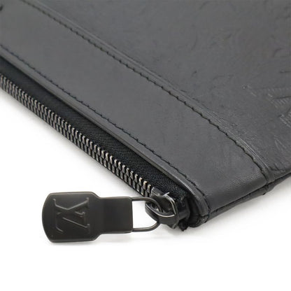 Louis Vuitton Monogram Shadow Pochette Discovery Clutch Bag Second Bag
