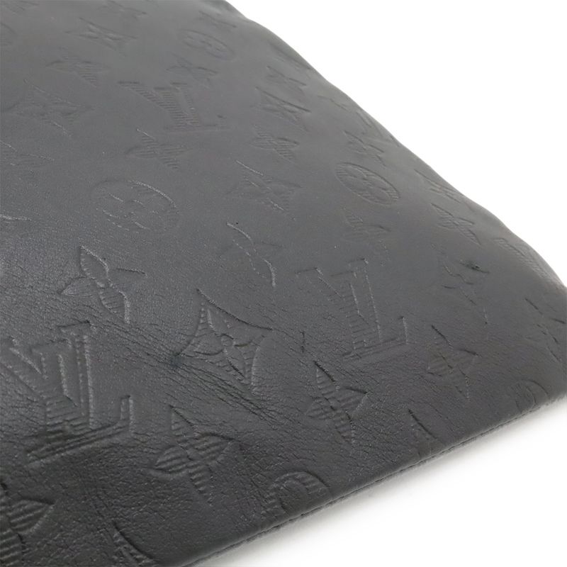 Louis Vuitton Monogram Shadow Pochette Discovery Clutch Bag Second Bag