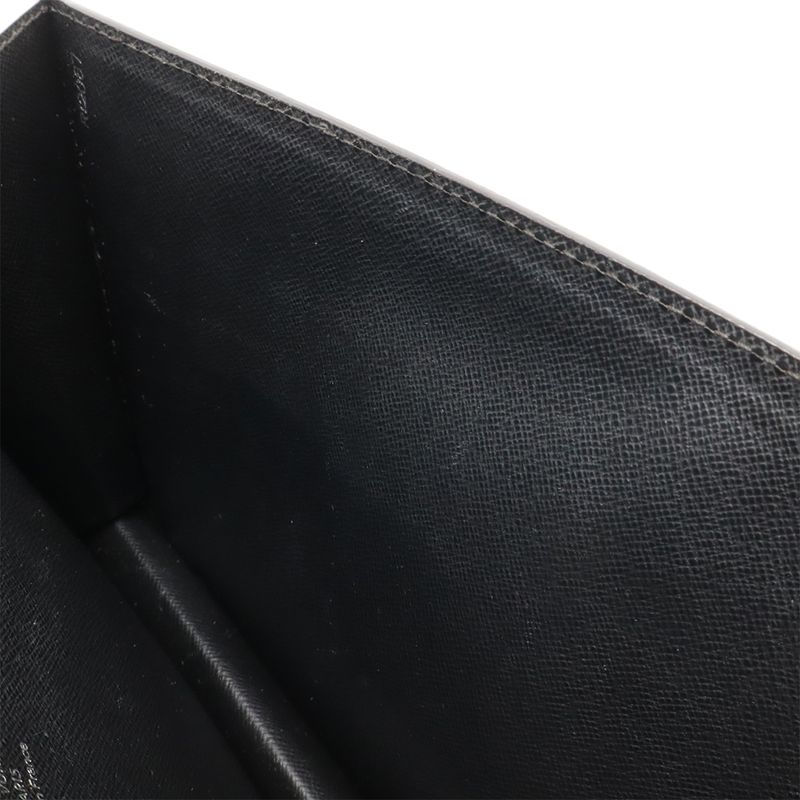Louis Vuitton Epi Pochette Serie Dragonne Second Bag Noir Black Silver Hardware