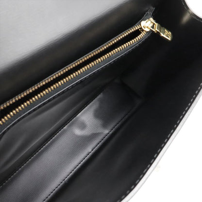 Louis Vuitton Epi Malesherbes Handbag Flap Bag Leather Noir Black Gold Hardware