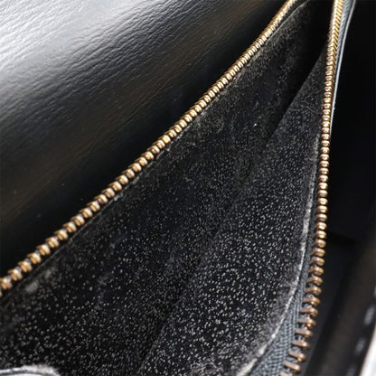 Louis Vuitton Epi Malesherbes Handbag Flap Bag Leather Noir Black Gold Hardware