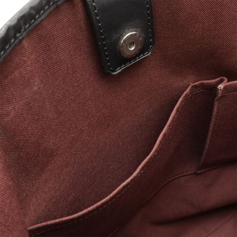 Louis Vuitton Monogram Macassar Davis Tote Bag Large Tote Shoulder Bag Brown