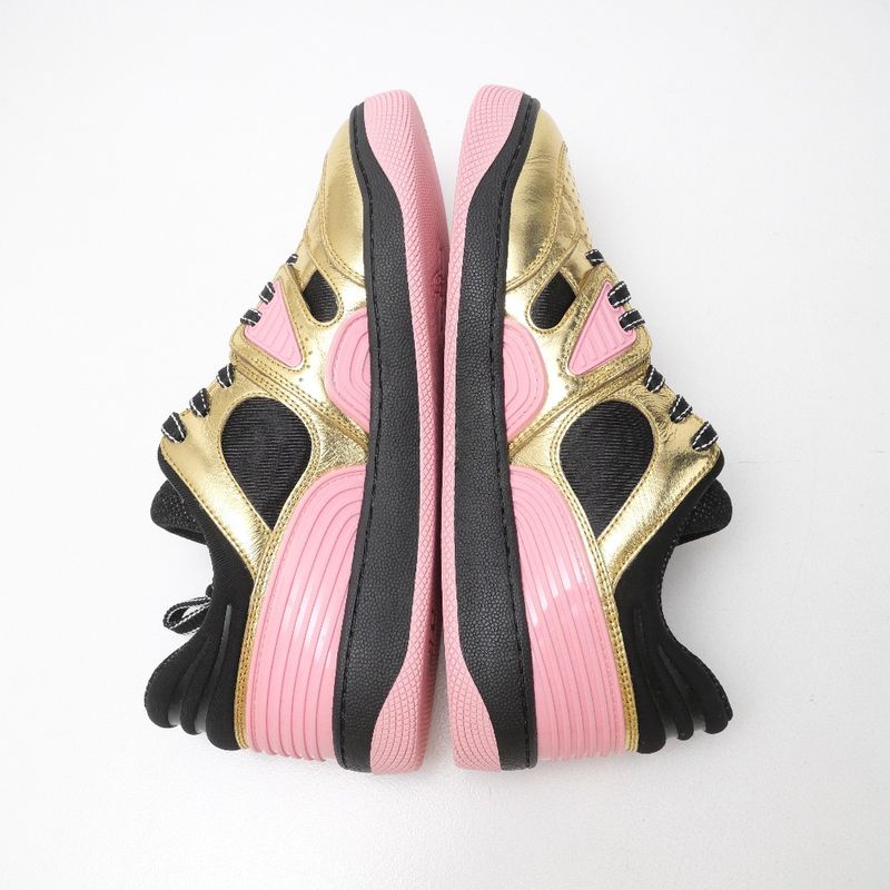 Gucci Basket Sneakers Size 36+ GG Interlocking G Demetra Low Cut