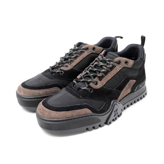 Louis Vuitton Hiking Line Sneakers Size 8 1 2 LV Suede Low Cut Shoes 20251105
