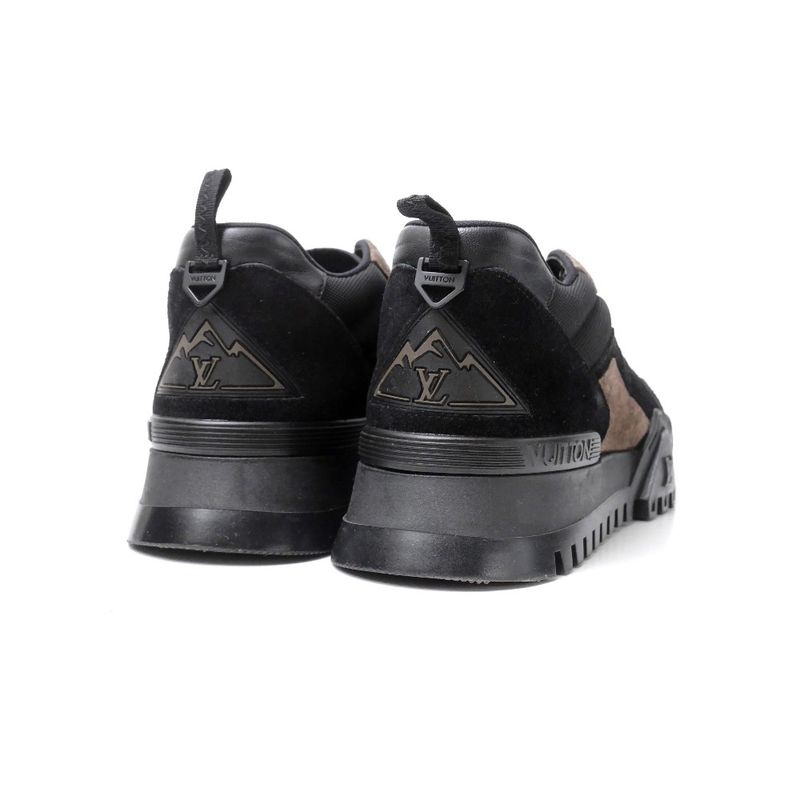 Louis Vuitton Hiking Line Sneakers Size 8 1 2 LV Suede Low Cut Shoes 20251105