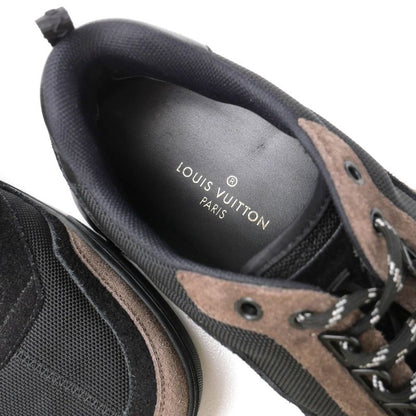 Louis Vuitton Hiking Line Sneakers Size 8 1 2 LV Suede Low Cut Shoes 20251105
