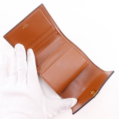 Celine Small Trifold 16 In Sèze And Satin Calfskin Women's Trifold Wallet