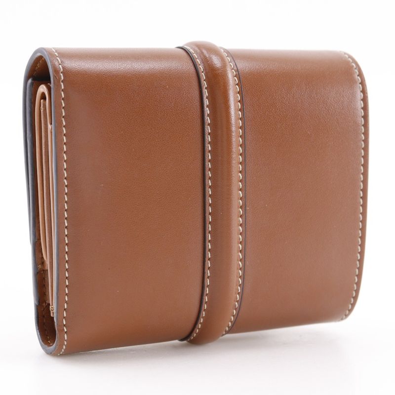 Celine Small Trifold 16 In Sèze And Satin Calfskin Women's Trifold Wallet