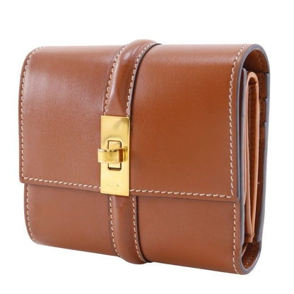 Celine Small Trifold 16 In Sèze And Satin Calfskin Women's Trifold Wallet