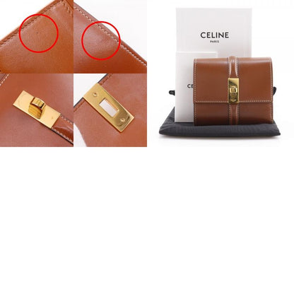 Celine Small Trifold 16 In Sèze And Satin Calfskin Women's Trifold Wallet
