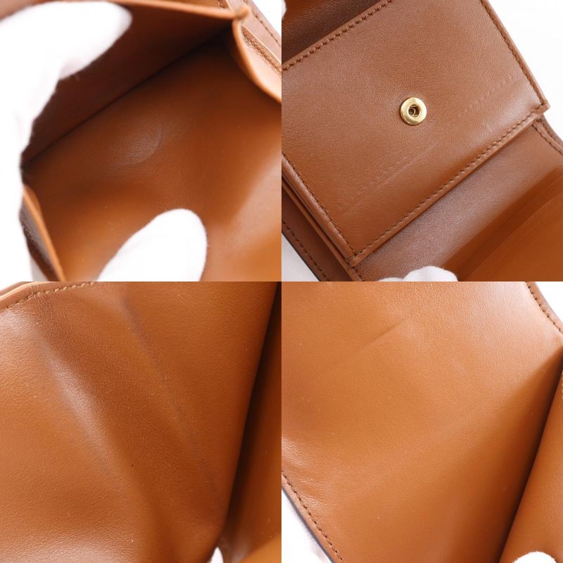 Celine Small Trifold 16 In Sèze And Satin Calfskin Women's Trifold Wallet