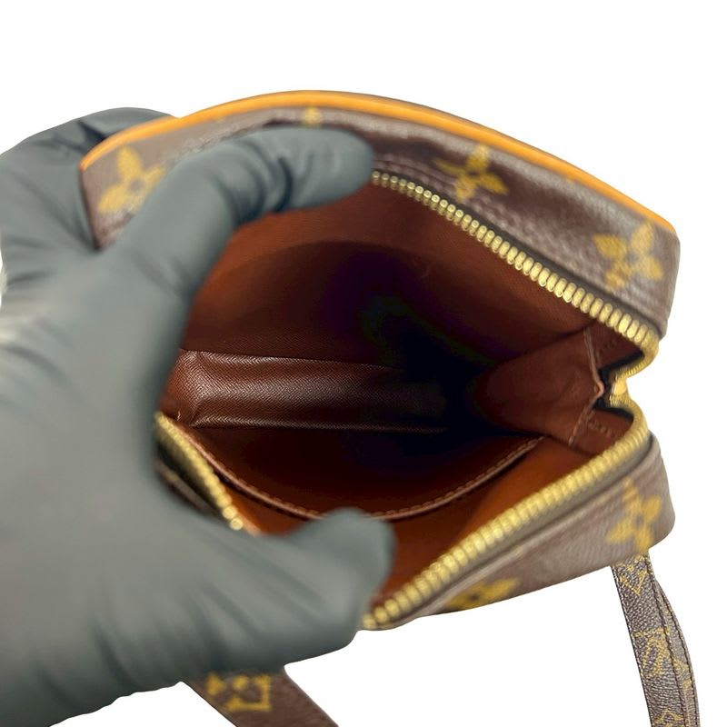 Louis Vuitton Danube Monogram Leather Mini Shoulder Bag With Pochette