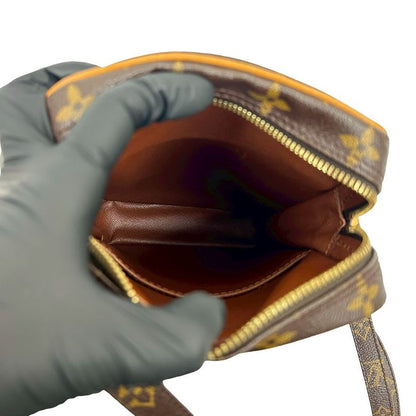 Louis Vuitton Danube Monogram Leather Mini Shoulder Bag With Pochette