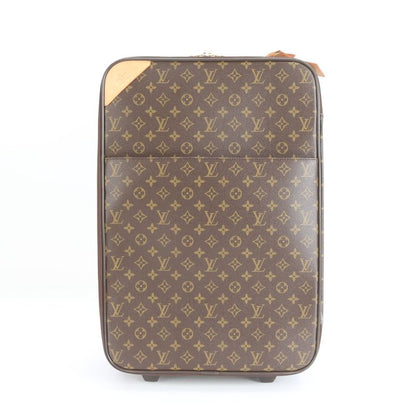 Louis Vuitton Monogram Pegas 55 M23294 Leather Suitcase Carry Case Bag Business