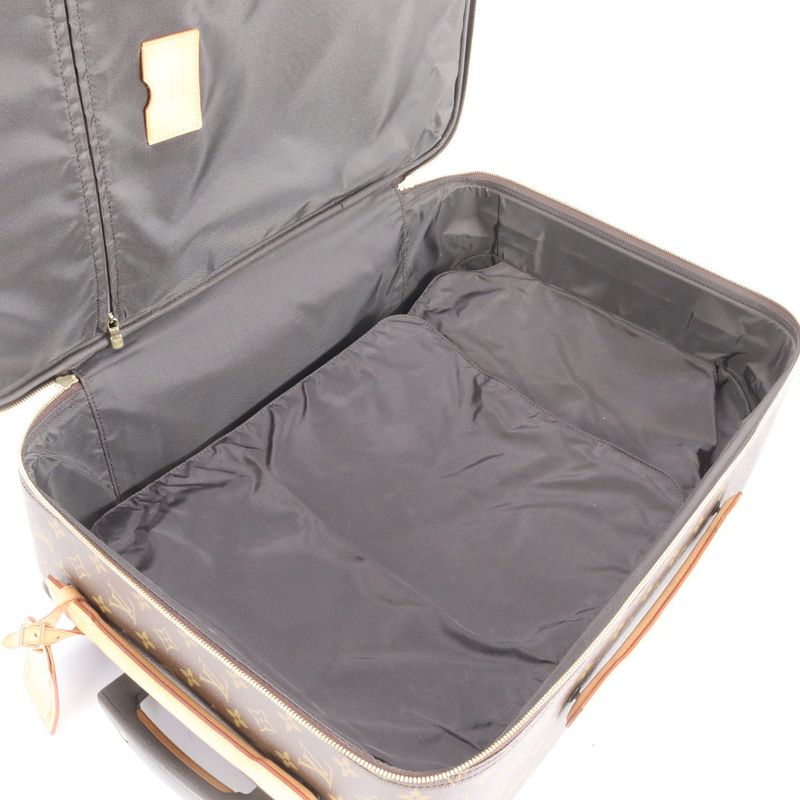 Louis Vuitton Monogram Pegas 55 M23294 Leather Suitcase Carry Case Bag Business